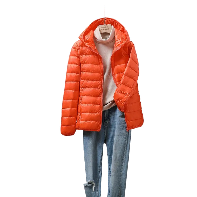 Women’s Lightweight Hooded Puffer Jacket