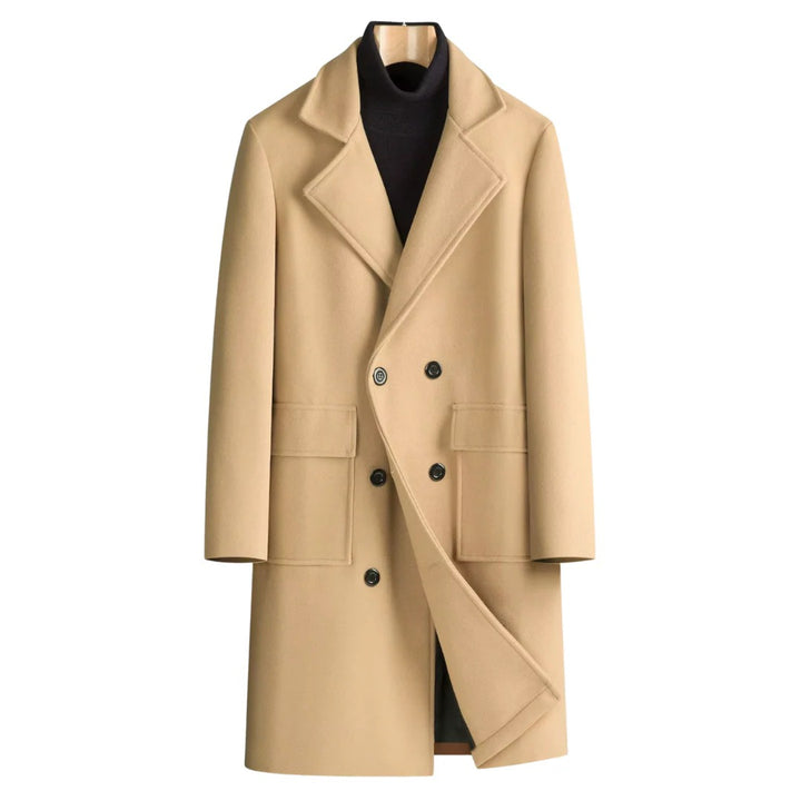 Men’s Langford Double-Breasted Overcoat