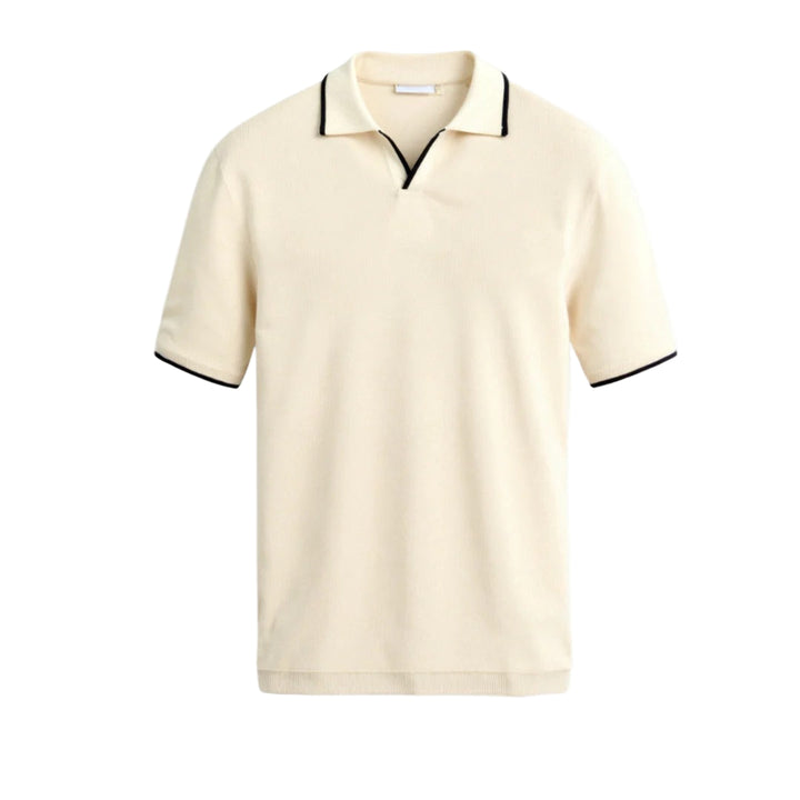 Men’s Valen Contrast Trim Polo Knit Shirt