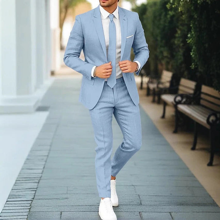 Men’s Orion Suit – Sky Blue Slim Edition