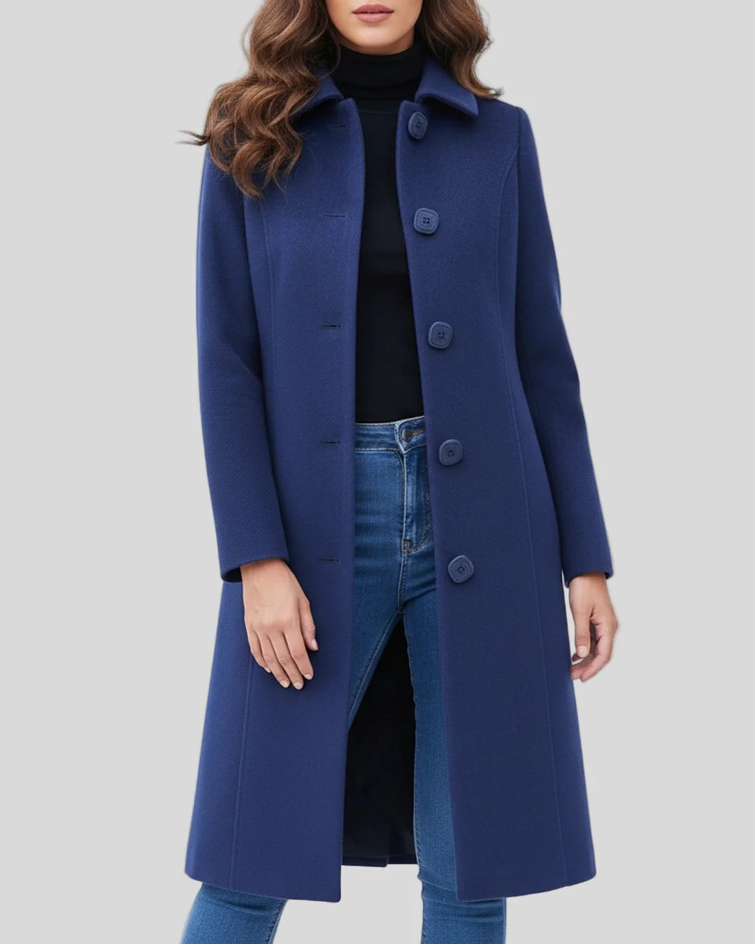 Josephine Women’s Single-Breasted Winter Trench Coat