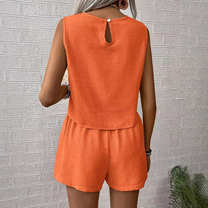 Women's Sleeveless Two-Piece Set