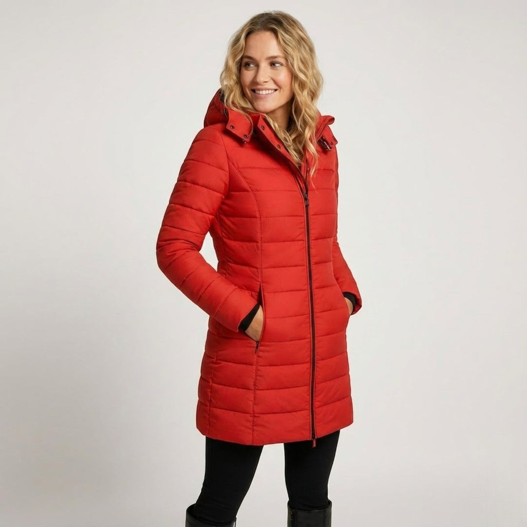 Liora Women’s Cotton Quilted Puffer Coat