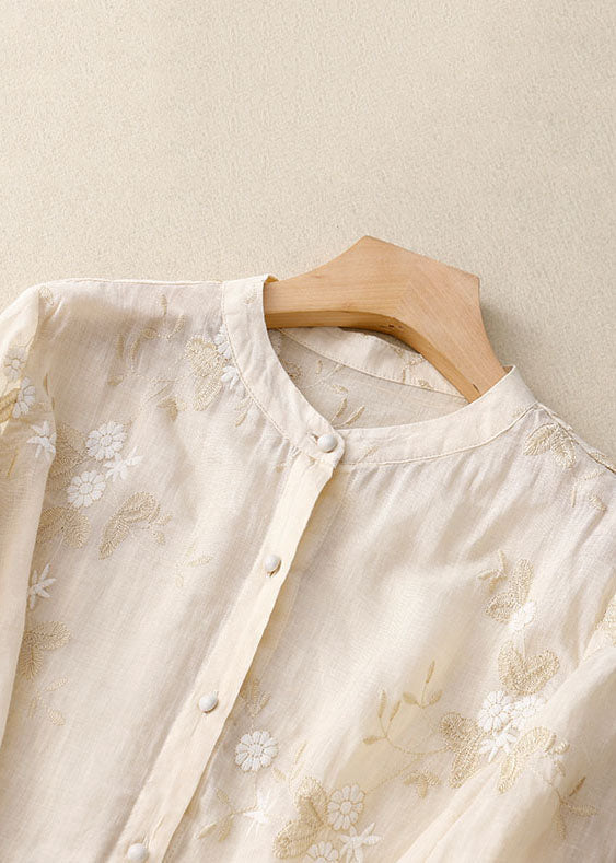Women's Floral Button-Front Blouse