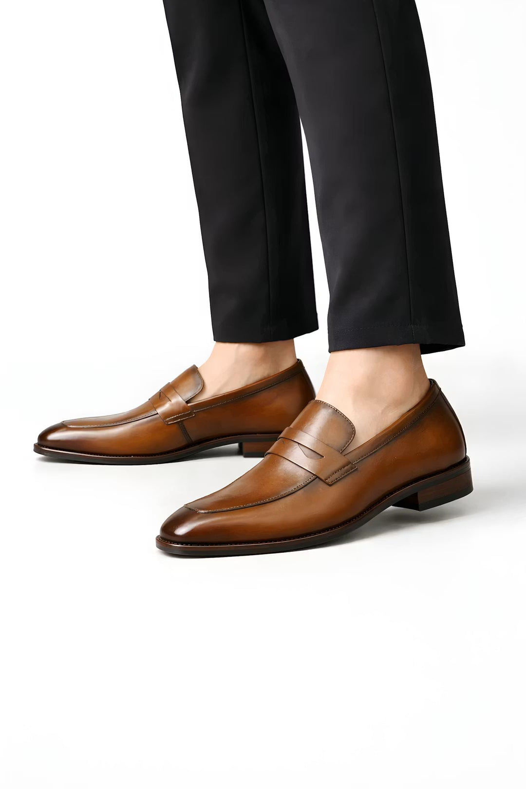Men's Slip-On Penny Loafer Dress Shoes