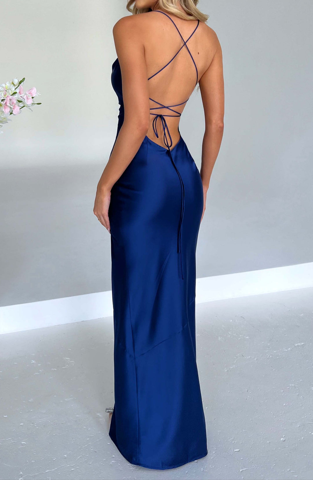 Women's Maxi Dress - Side Slit