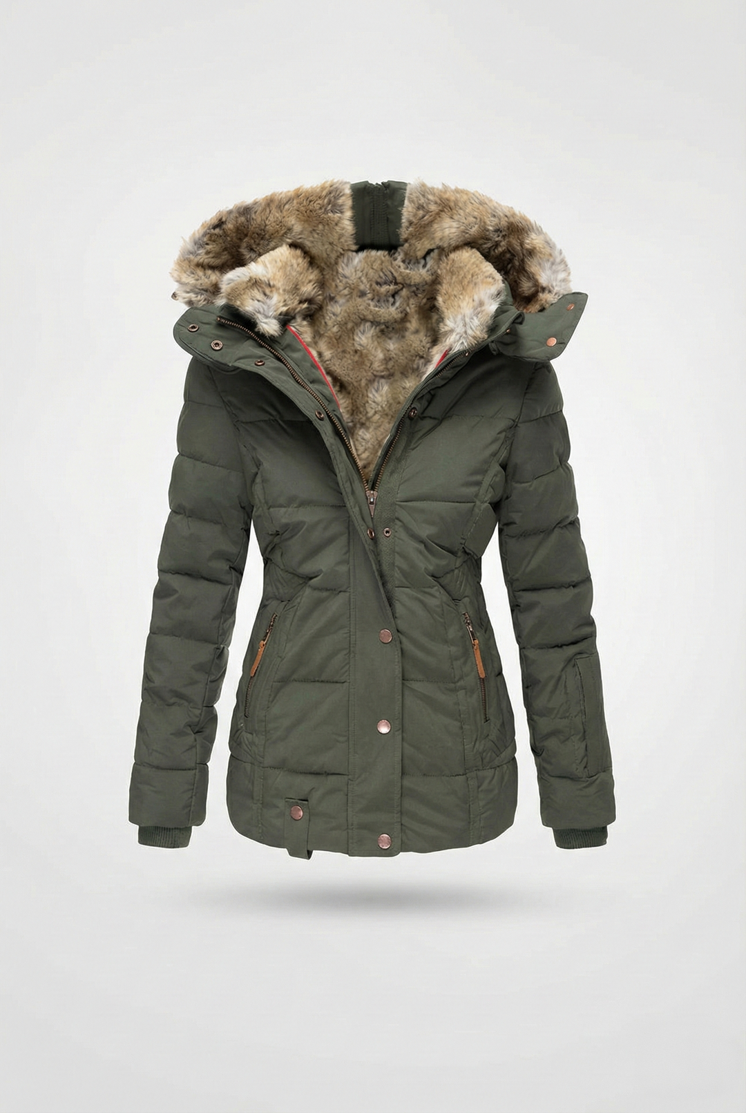 Women’s Arctic Luxe Hooded Puffer Coat - Insulated Design
