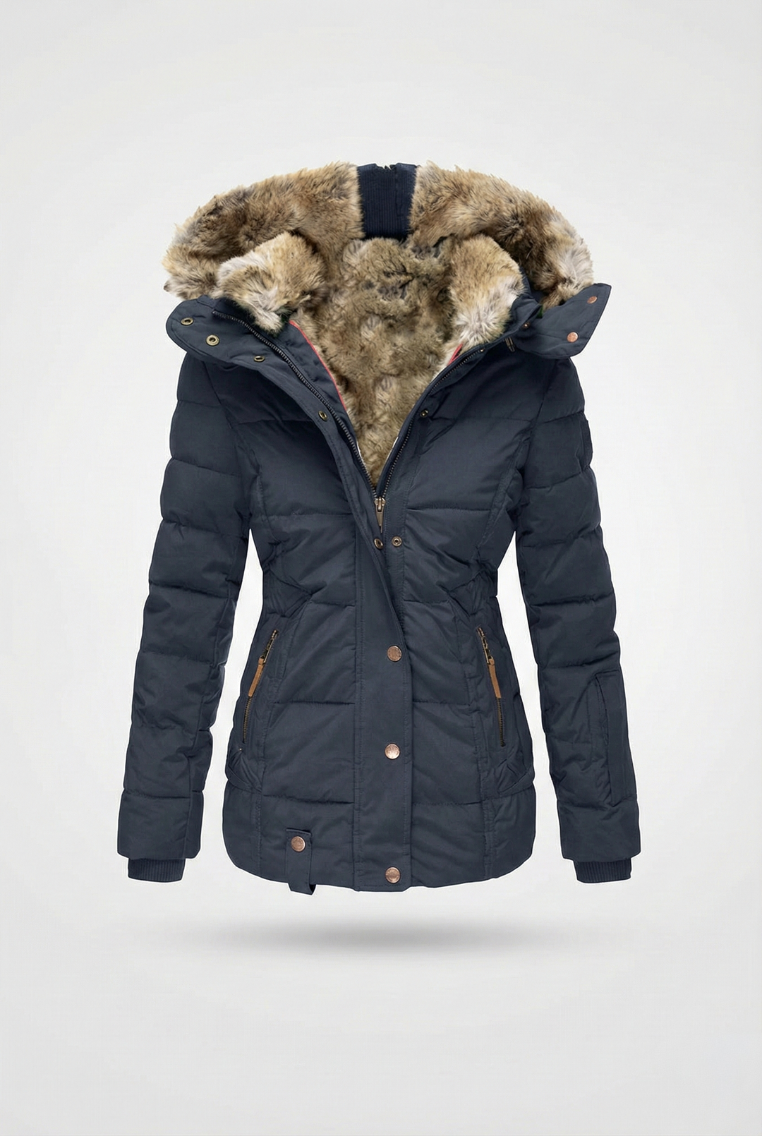 Women’s Arctic Luxe Hooded Puffer Coat - Insulated Design
