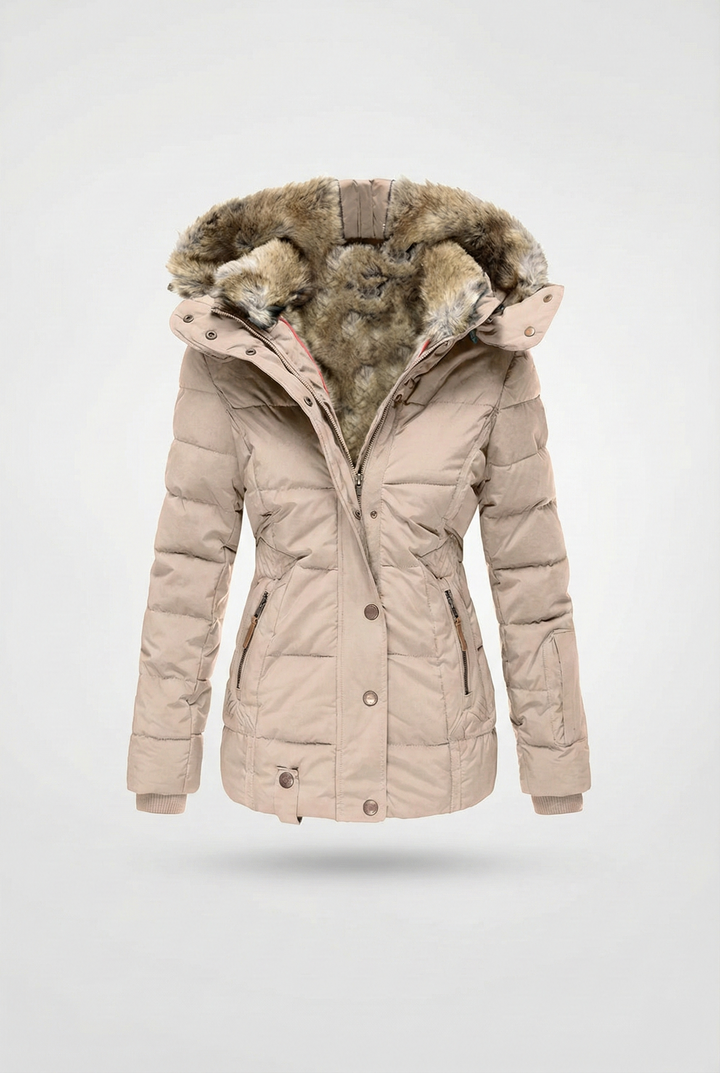 Women’s Arctic Luxe Hooded Puffer Coat - Insulated Design