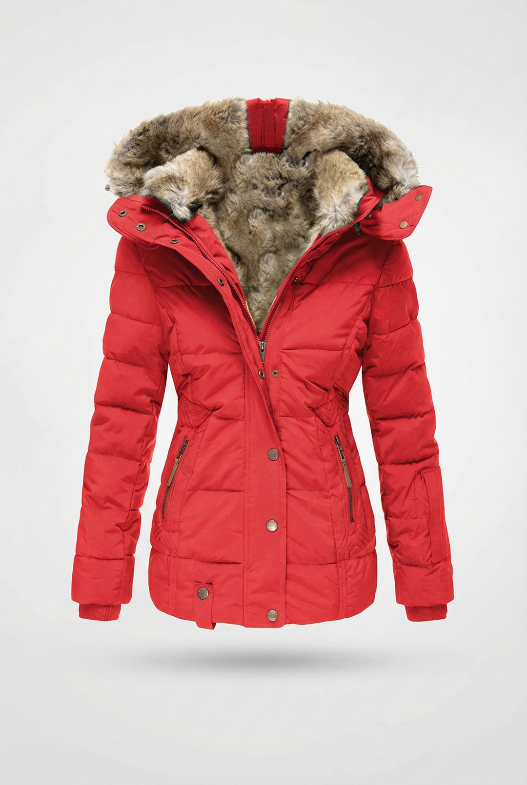 Women’s Arctic Luxe Hooded Puffer Coat - Insulated Design