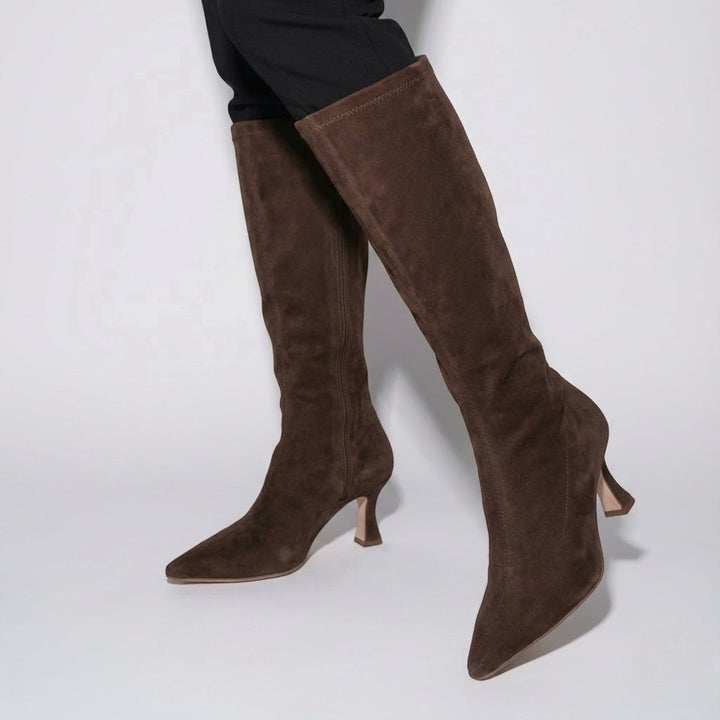 Women's Knee-High Heeled Boots