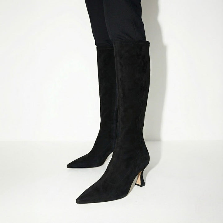 Women's Knee-High Heeled Boots