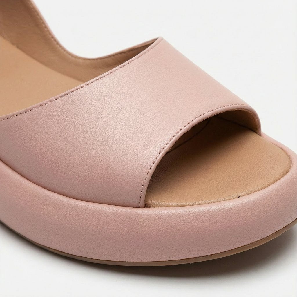 Women's Open-Toe Slingback Platform Sandals