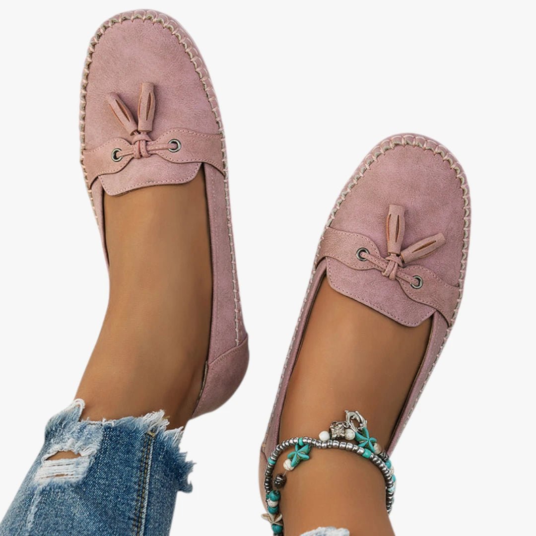 Women's Suede Tassel Slip-On Flat Loafers
