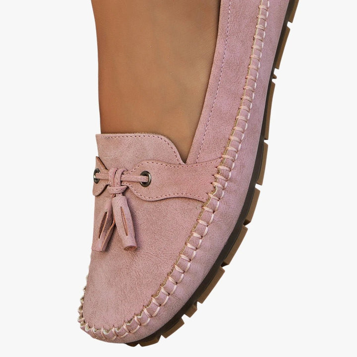 Women's Suede Tassel Slip-On Flat Loafers
