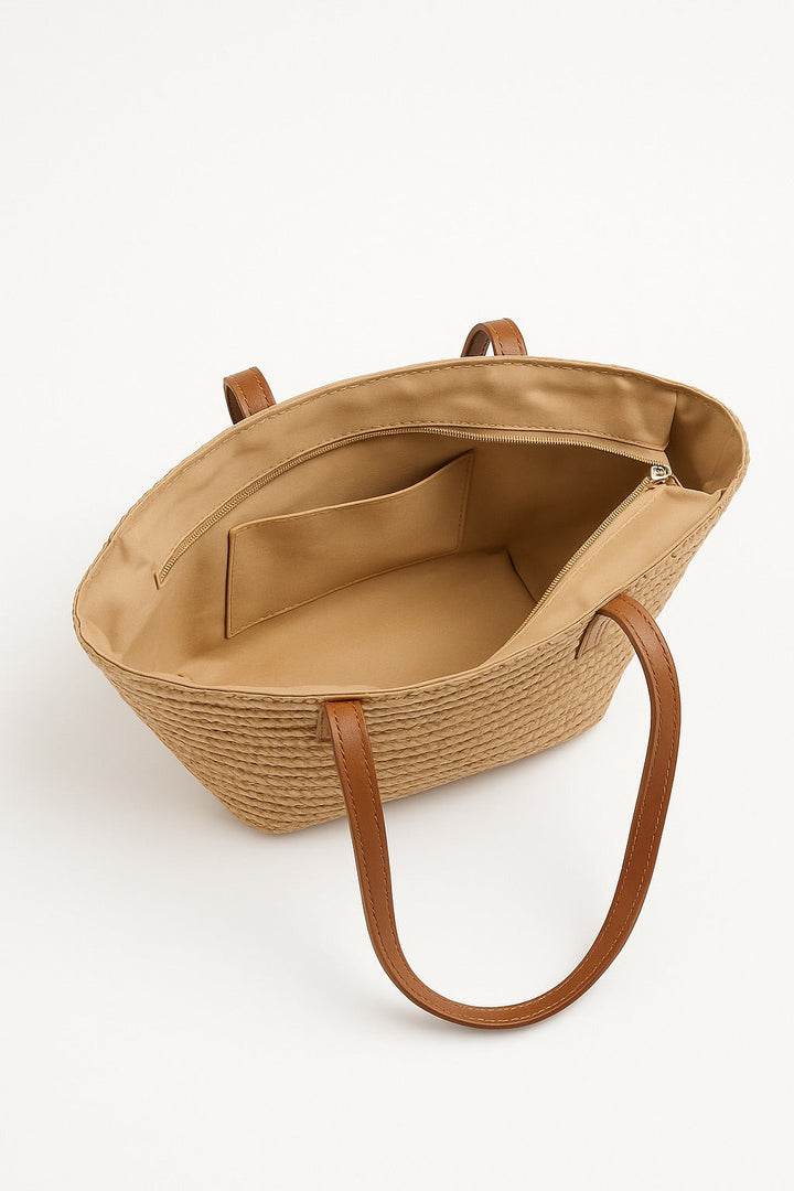 Women’s Structured Straw Tote